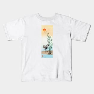 1900 Japanese Cranes Kids T-Shirt